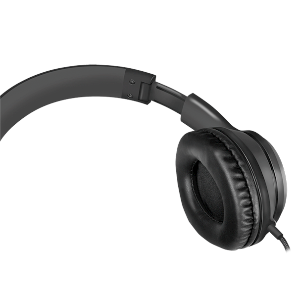 Logilink Hs Wired Headset Mm Jack Black